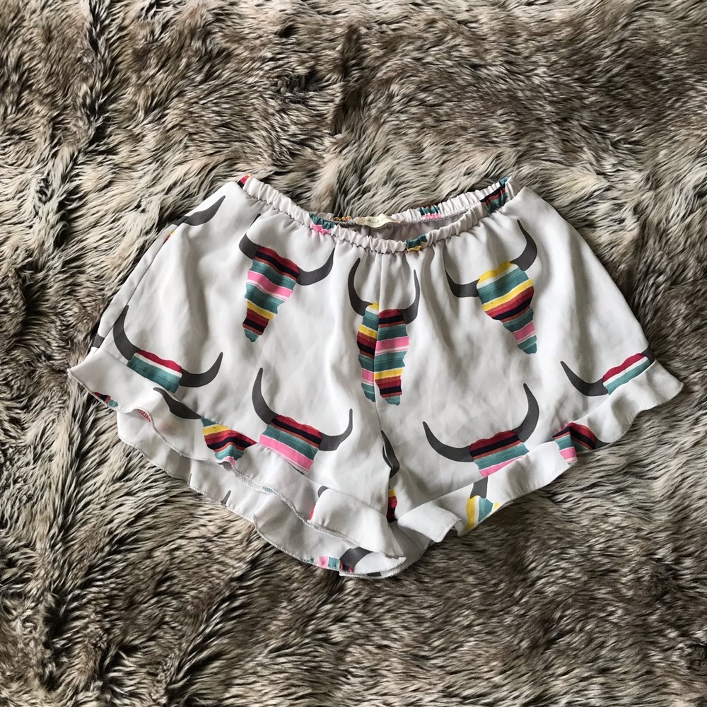 ALTAR’D STATE LONGHORN FLOWY SHORTS